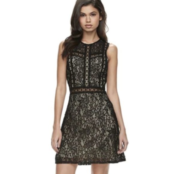 Disney Dresses & Skirts - Disney Beauty & the Beast Black Lace Sheath Dress